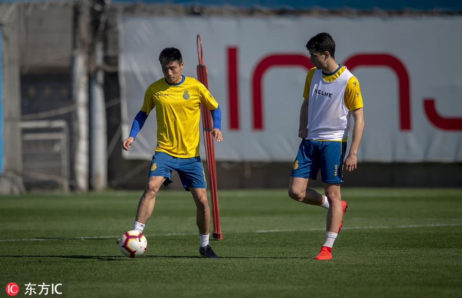 西班牙人公开训练武磊表现积极