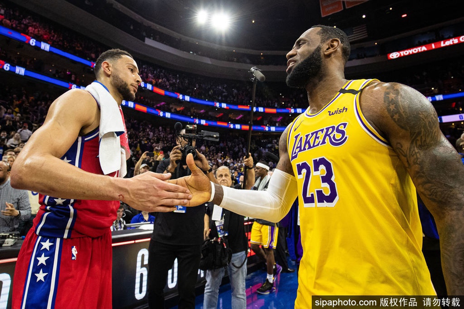 [常规赛]湖人91-108费城76人