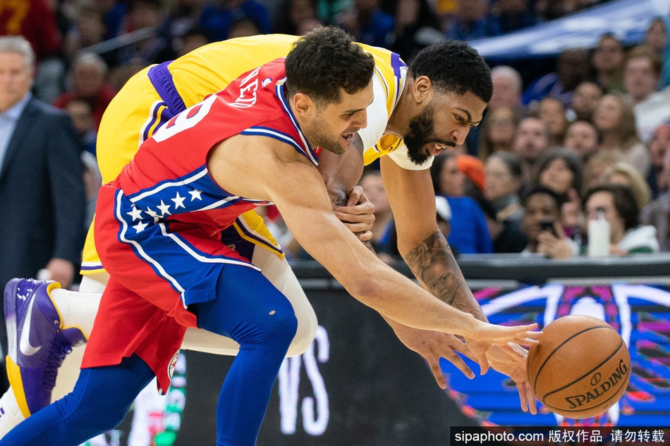 [常规赛]湖人91-108费城76人