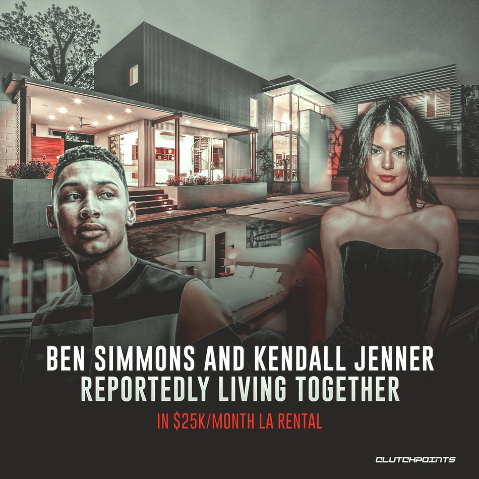 8、本-西蒙斯与詹娜同居