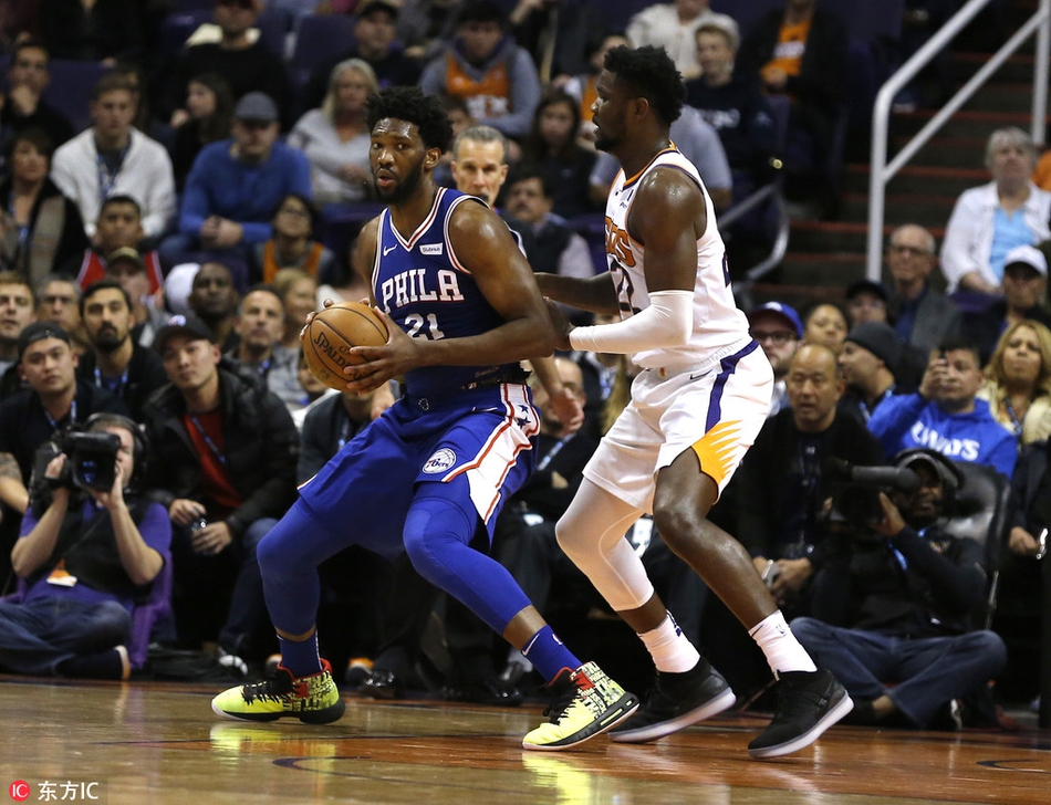 7、乔尔-恩比德――1赔10