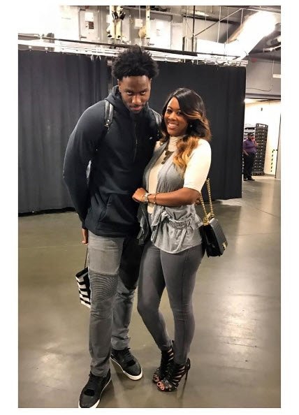 乔丹女婿和乔丹女儿秀恩爱