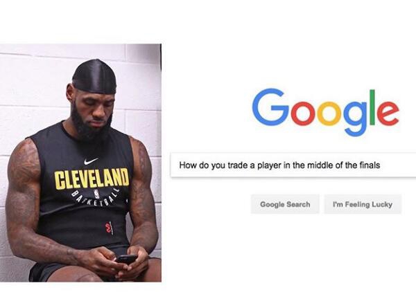 詹姆斯赛后搜索：总决赛怎么交易走队友