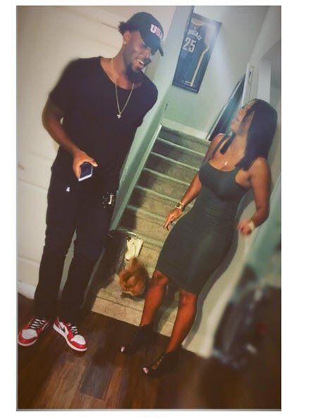 乔丹女婿和乔丹女儿秀恩爱