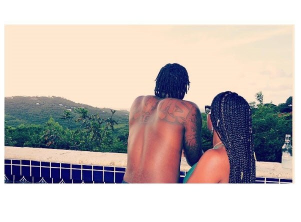 乔丹女婿和乔丹女儿秀恩爱