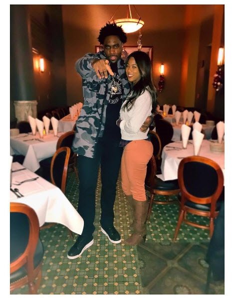 乔丹女婿和乔丹女儿秀恩爱