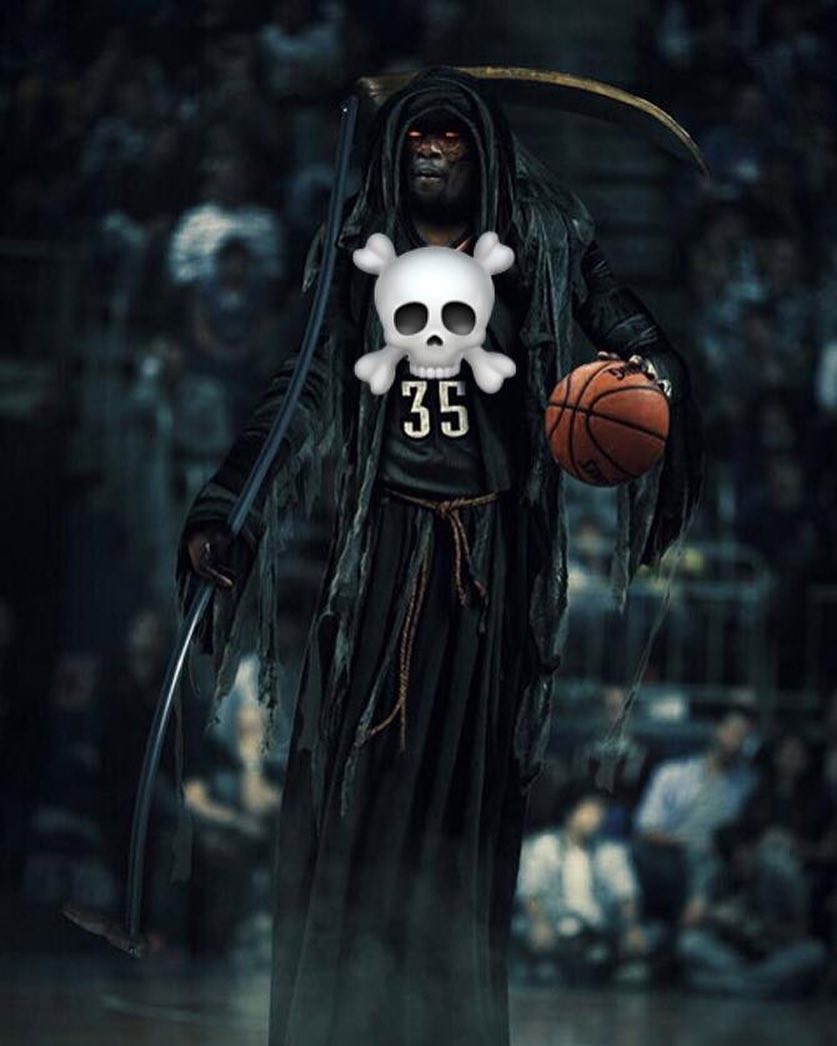 杜兰特化身死神