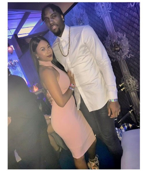 乔丹女婿和乔丹女儿秀恩爱