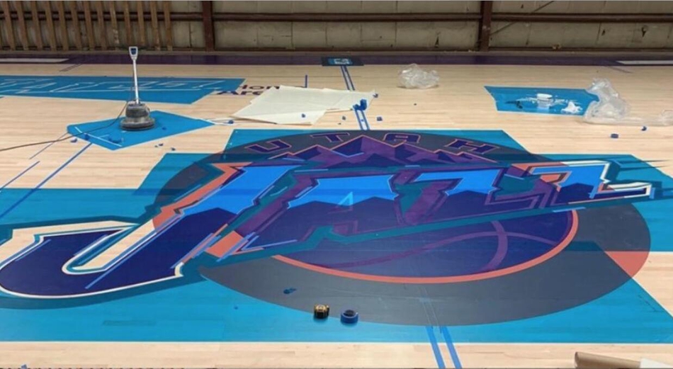 复古风来了！爵士换上“犹他双煞”时期的经典地板