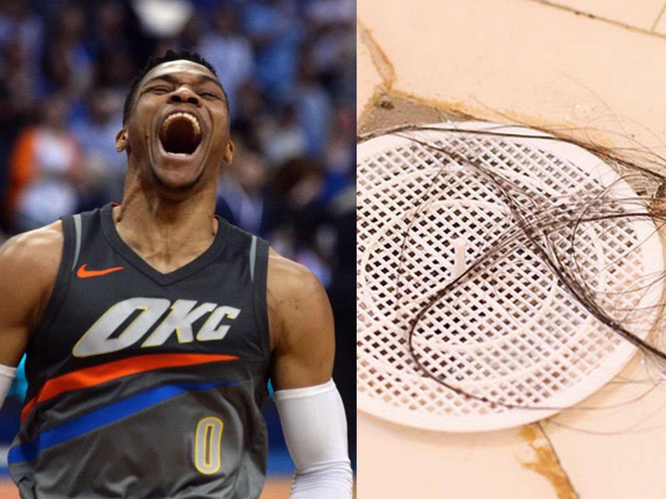 6、拉塞尔-威斯布鲁克害怕头发