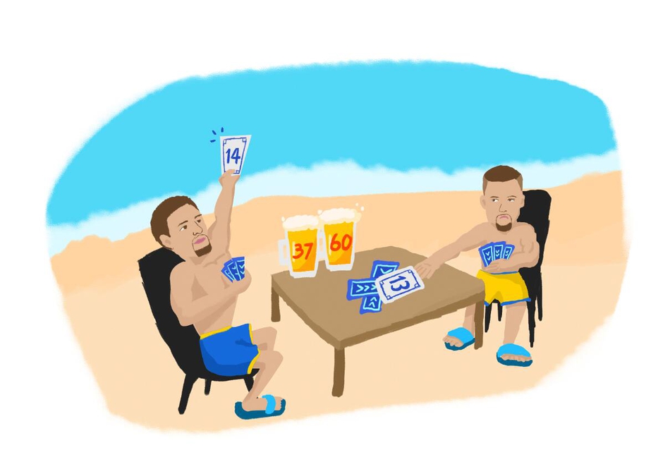 13张原创漫画回顾勇士王朝！73胜童工合同+吃鸡，这些梗你都懂吗