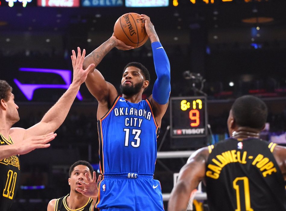 5、保罗-乔治留守雷霆