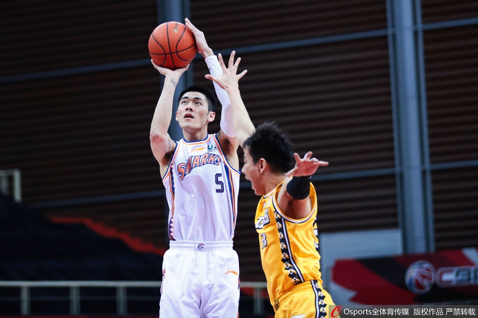 CBA第21轮：上海123-111广厦