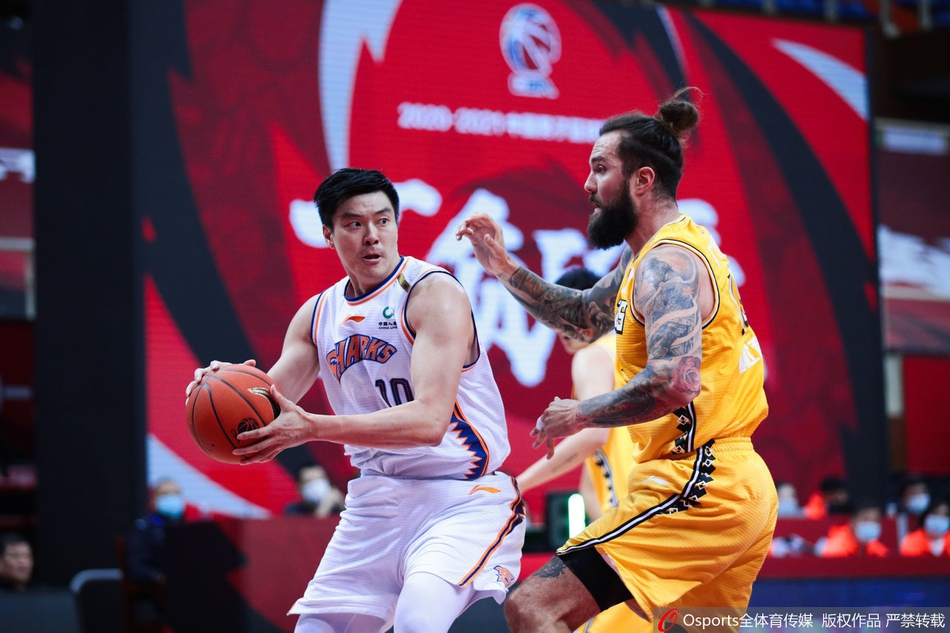 CBA第21轮：上海123-111广厦