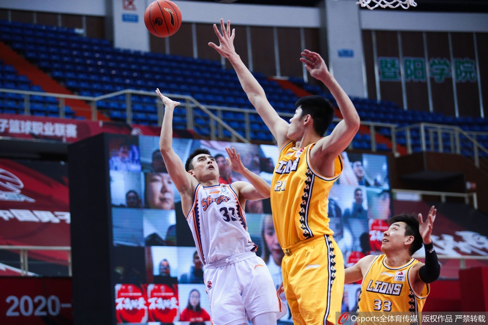 CBA第21轮：上海123-111广厦