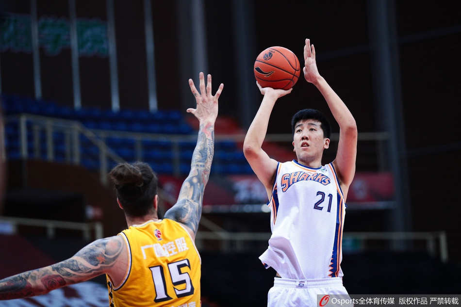 CBA第21轮：上海123-111广厦
