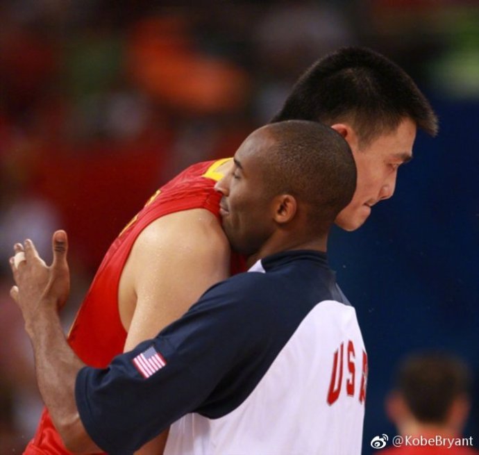 科比微博晒9张老图回顾北京奥运