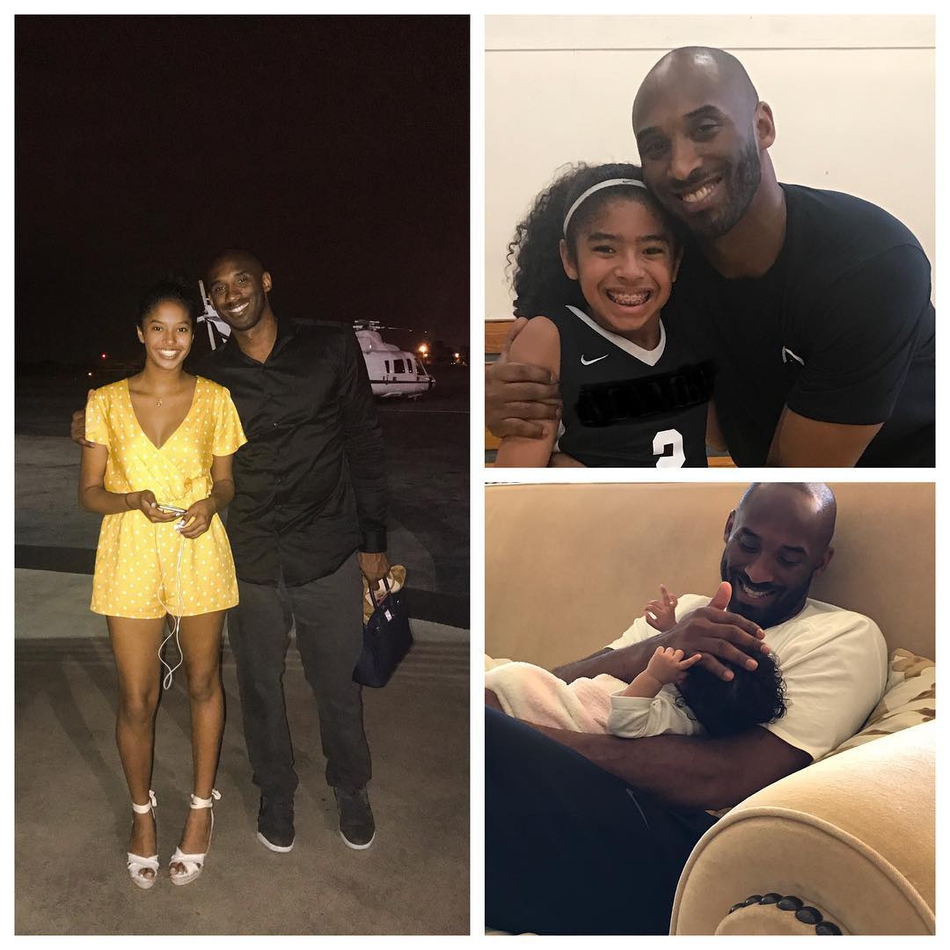 科比爱妻晒狗粮照