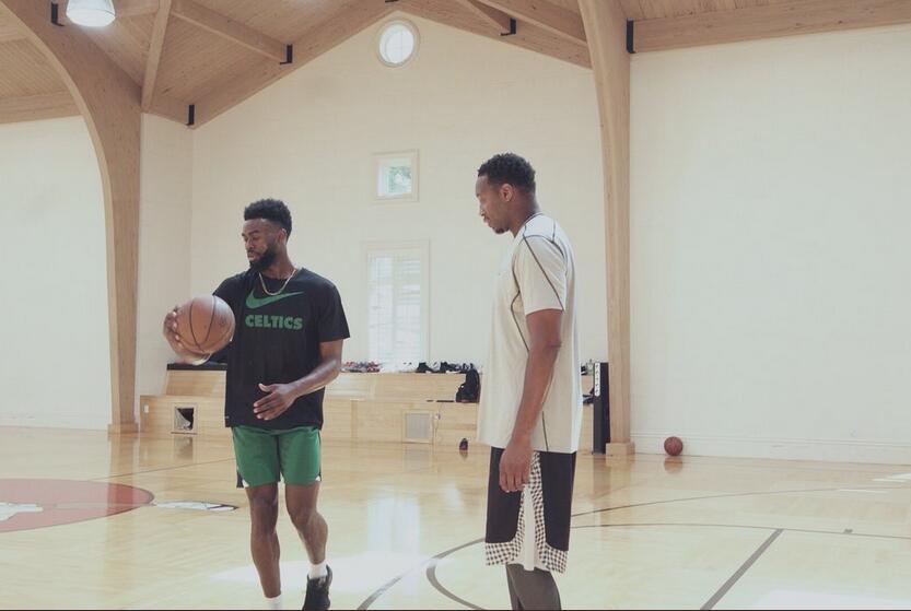 跟麦蒂一起训练