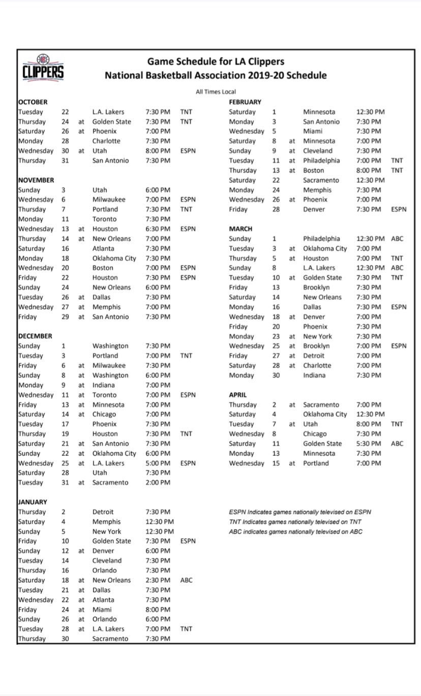 史上最萌的赛程公布！8张漫画看懂快船新赛季的重点比赛