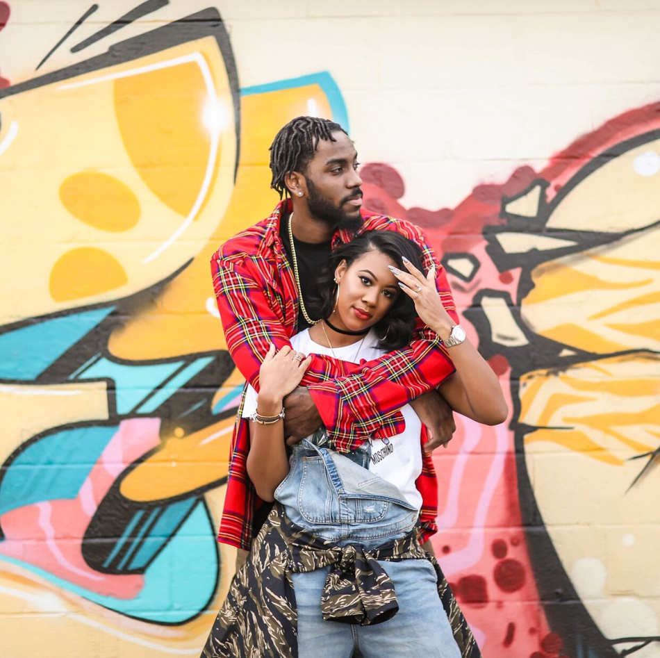 乔丹女婿和乔丹女儿秀恩爱