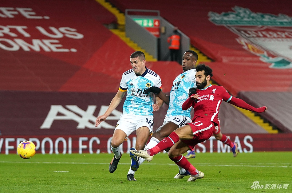 [英超]利物浦4-0狼队 萨拉赫传射