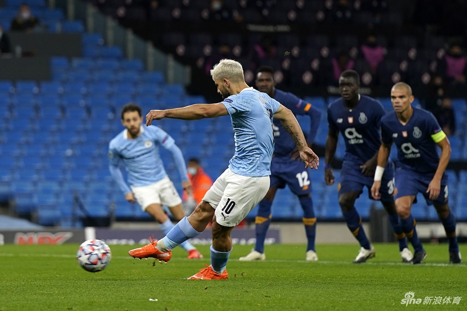 [欧冠]曼城3-1波尔图 阿圭罗破门