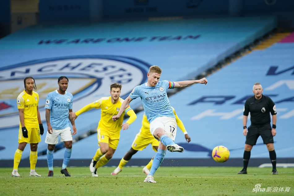 [英超]曼城2-0富勒姆