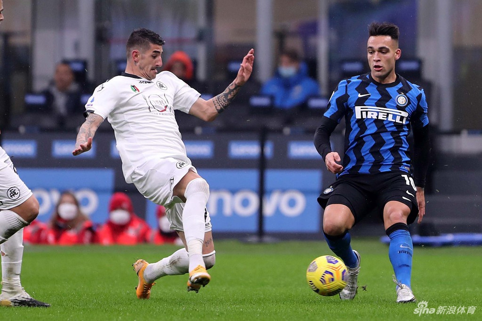 [意甲]国米2-1斯佩齐亚 卢卡库点射夺6连胜