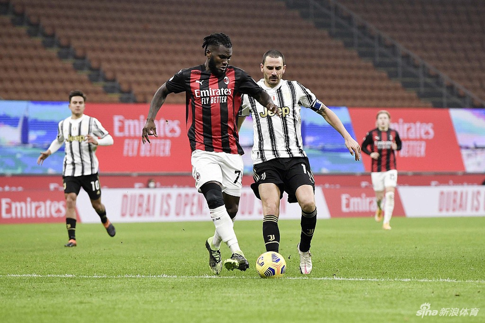 [意甲]AC米兰1-3尤文
