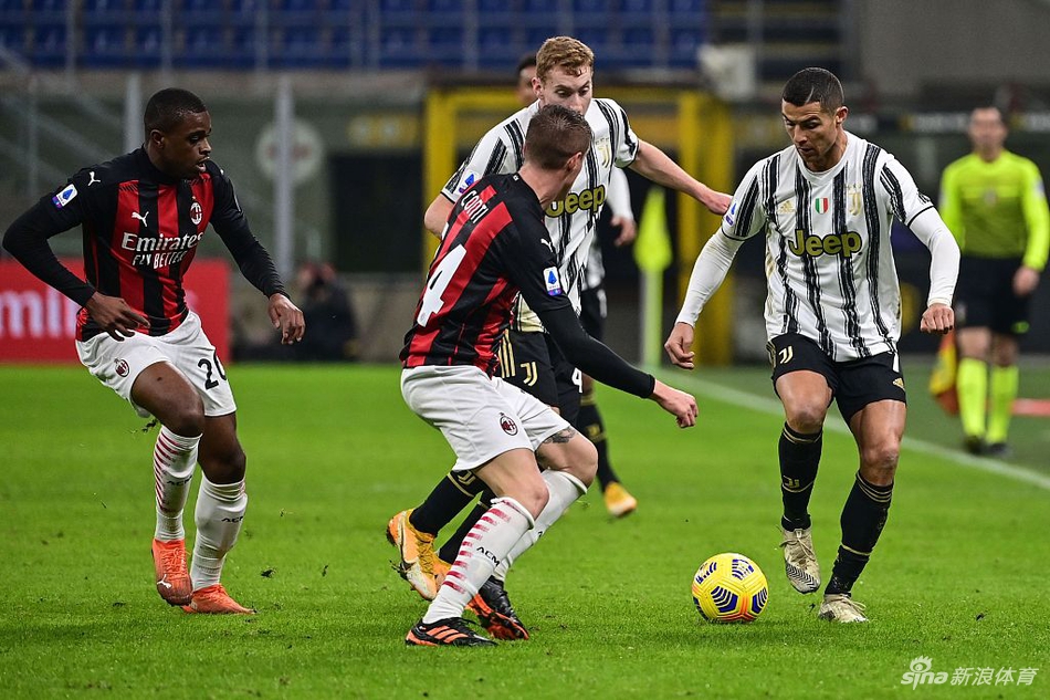 [意甲]AC米兰1-3尤文