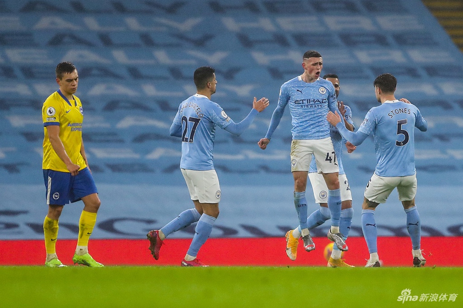 [英超]曼城1-0布莱顿