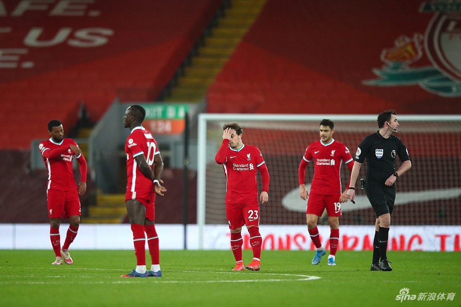 [英超]利物浦0-2埃弗顿