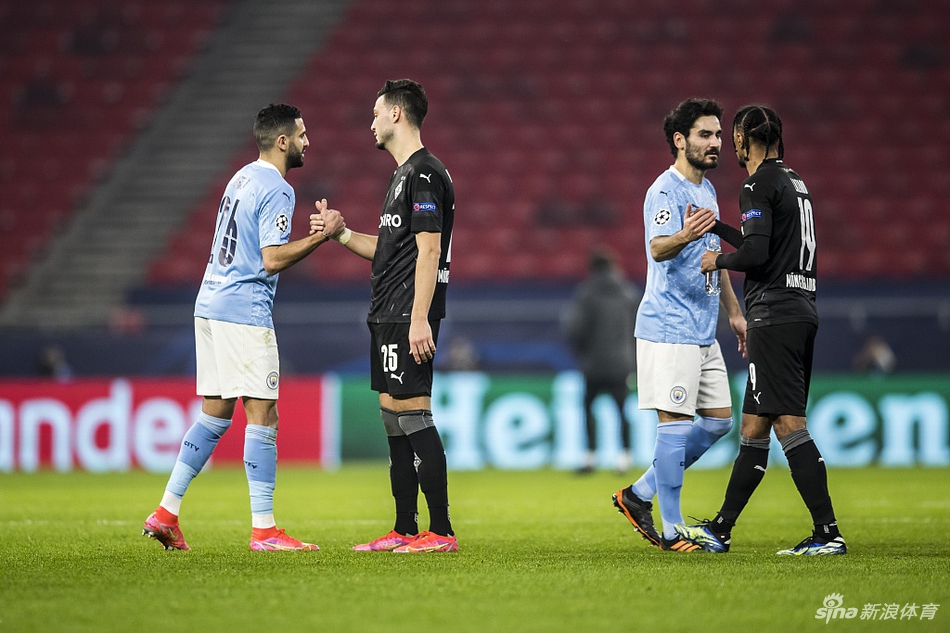 [欧冠]门兴0-2曼城 贝尔纳多传射