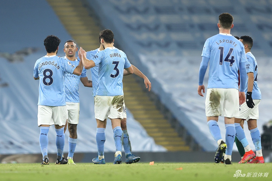 [英超]曼城4-1狼队