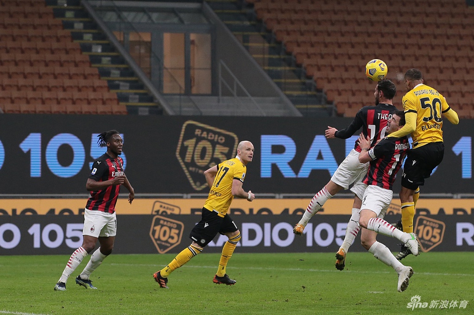 [意甲]AC米兰1-1乌迪内斯