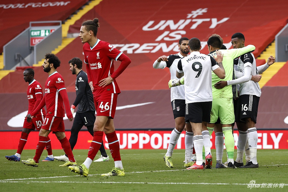 [英超]利物浦0-1富勒姆