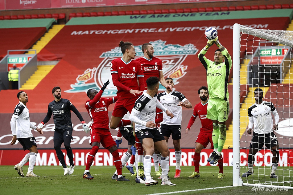 [英超]利物浦0-1富勒姆