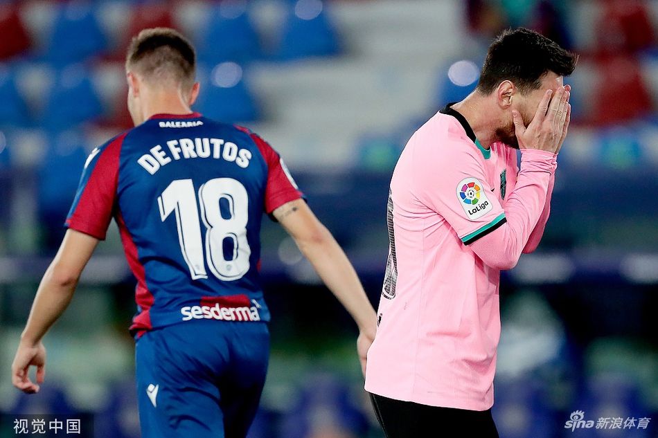 [西甲]莱万特3-3巴萨