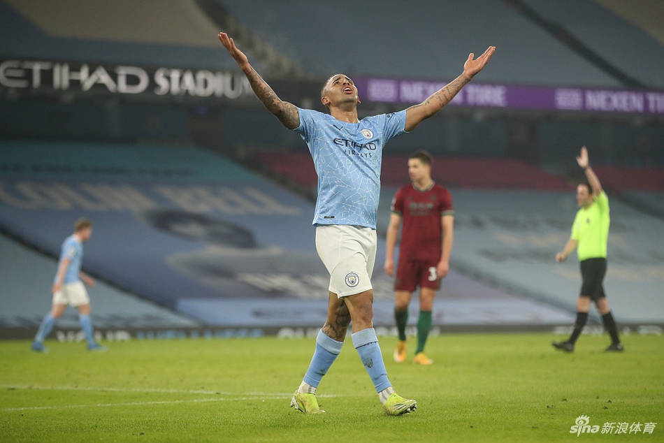[英超]曼城4-1狼队