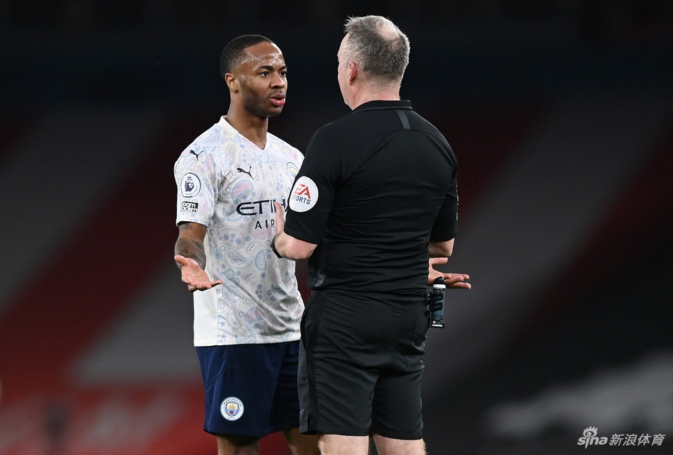 [英超]阿森纳0-1曼城