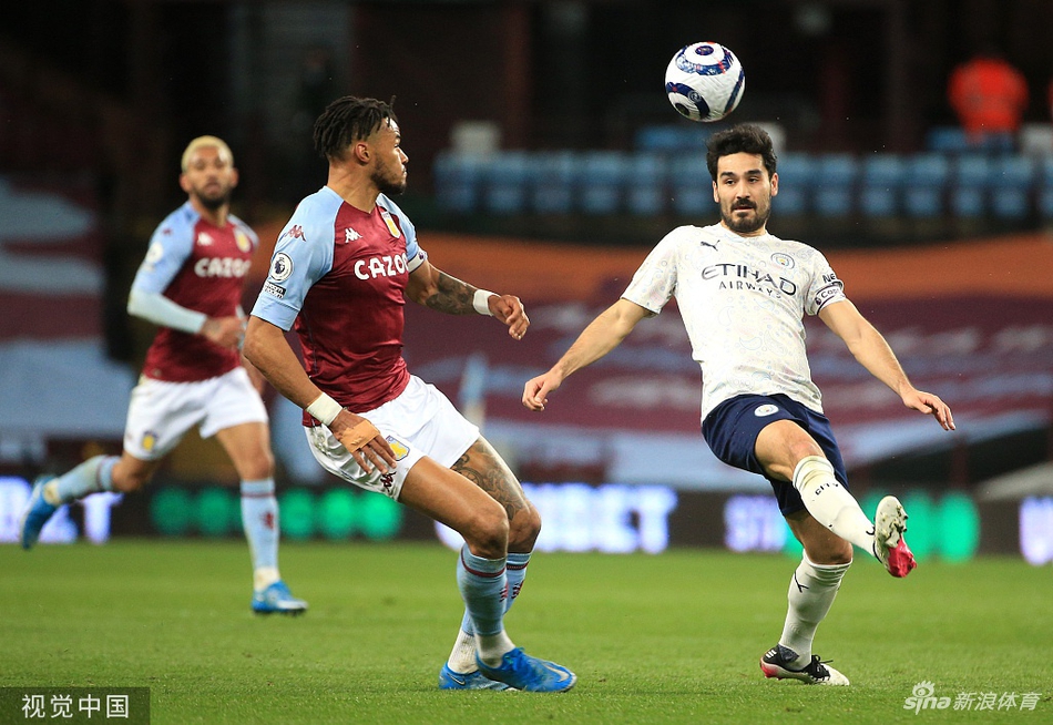 [英超]维拉1-2曼城