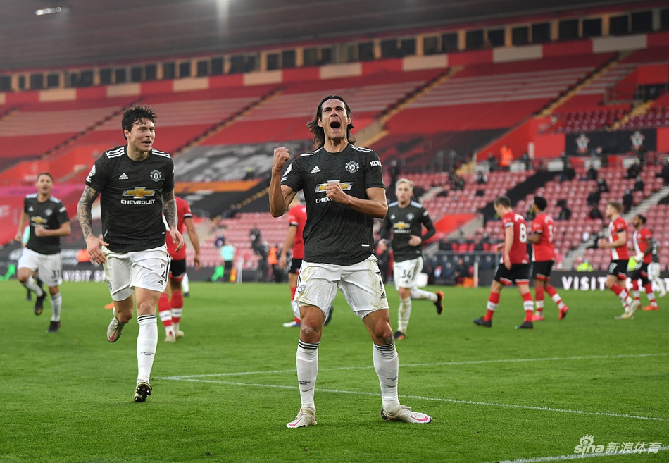[英超]南安普敦2-3曼联 卡瓦尼绝杀