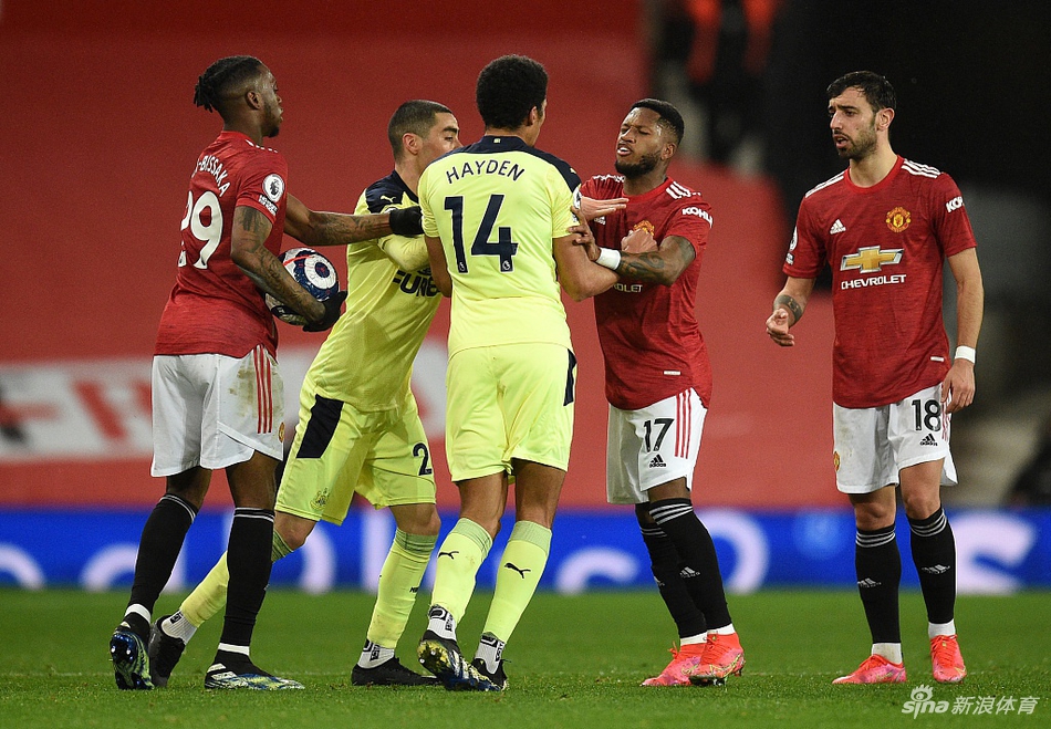 [英超]曼联3-1纽卡斯尔