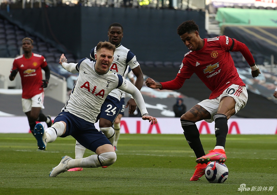 [英超]热刺1-3曼联