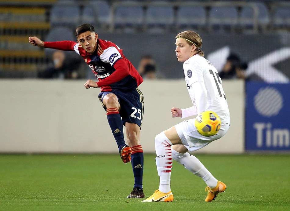 [意甲]卡利亚里0-2AC米兰