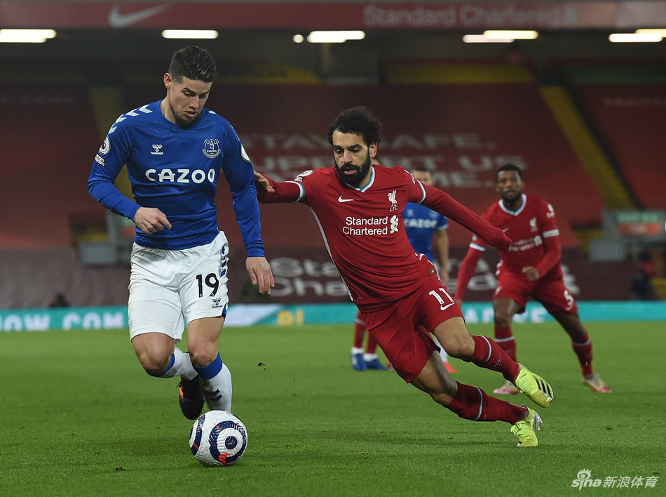 [英超]利物浦0-2埃弗顿