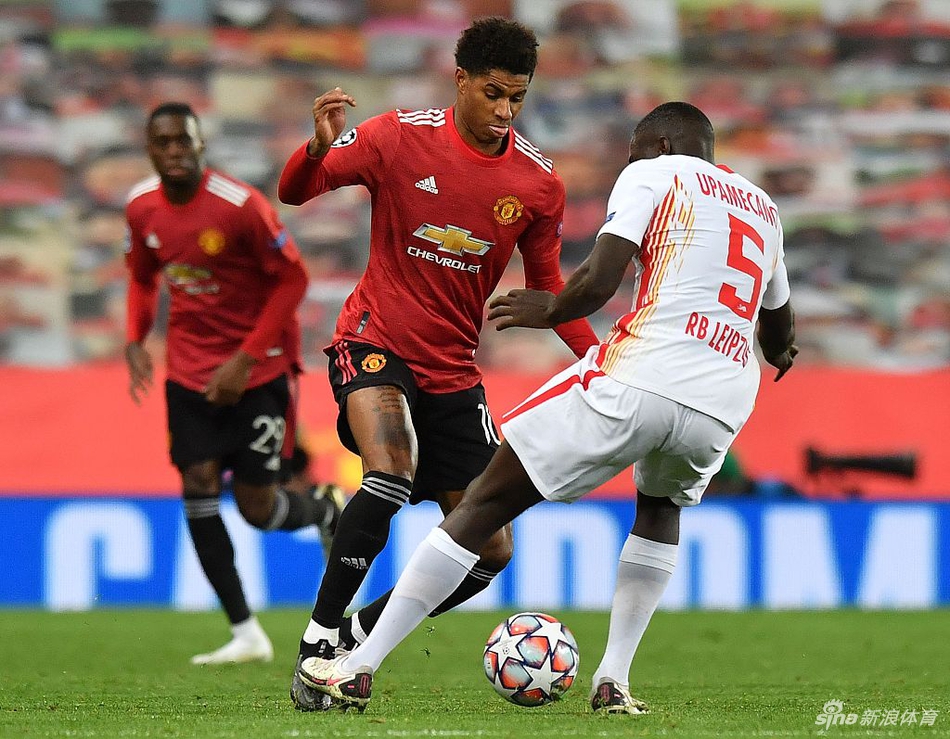 [欧冠]曼联5-0莱比锡 拉什福德上演帽子戏法