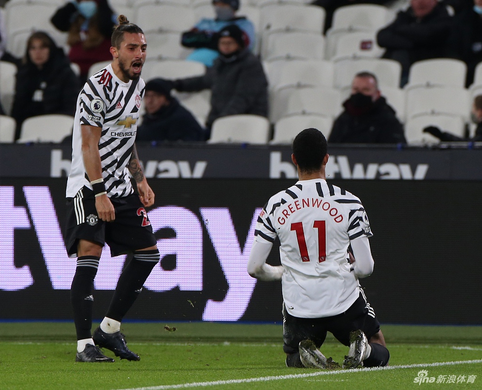 [英超]西汉姆1-3曼联