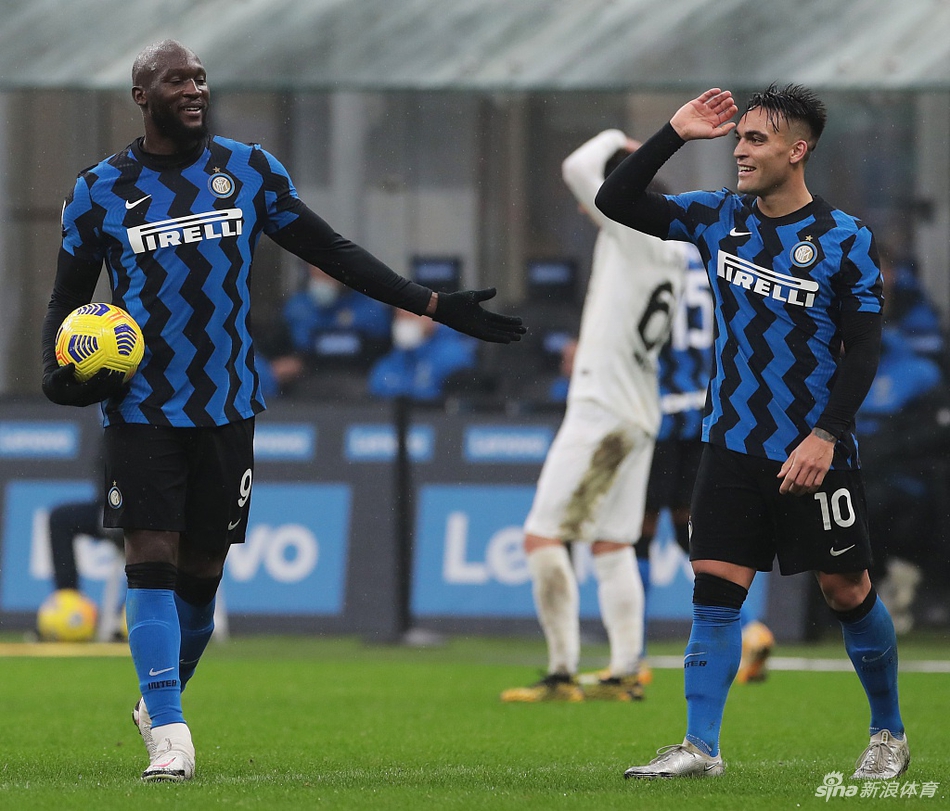[意甲]国米2-1斯佩齐亚 卢卡库点射夺6连胜